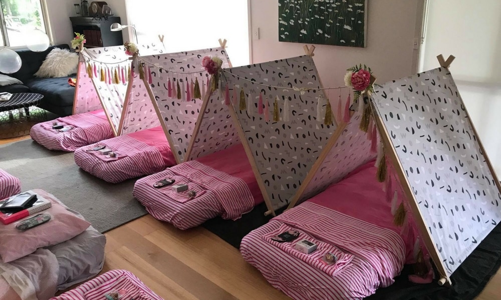 Mum Creates Amazing Slumber Party Using Kmart Items For Bargain