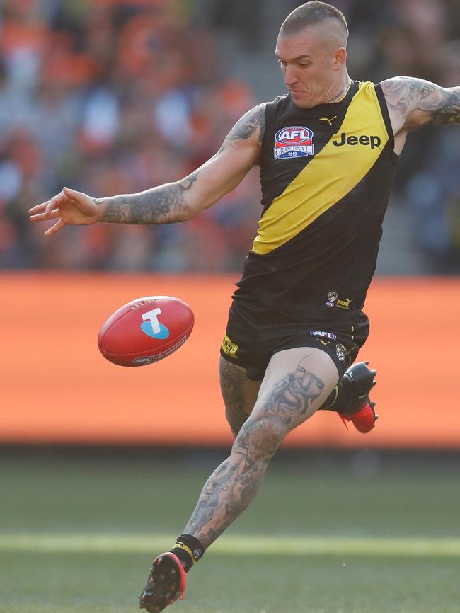 Dustin Martin during the Grand Final. Picture: Getty Images