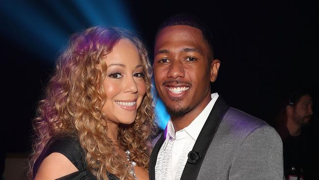 HOLLYWOOD, CA - NOVEMBER 17: Singer Mariah Carey and TeenNick Chairman and HALO Awards host Nick Cannon attend Nickelodeon's 2012 TeenNick HALO Awards at Hollywood Palladium on November 17, 2012 in Hollywood, California. The show premieres on Monday, November 19th, 8:00p.m. (ET) on Nick at Nite. (Photo by Christopher Polk/Getty Images For Nickelodeon)
