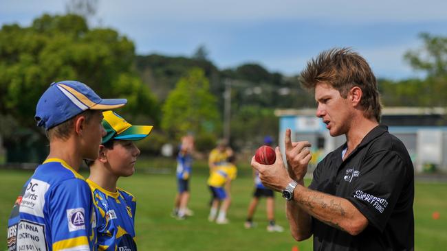 Australian International leg-spinner Adam Zampa showcased spin bowling when he visited Lismore Marist Brothers Cricket Club on Tuesday.