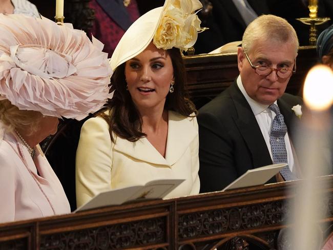 The royal family watch from the front row. Picture: AFP PHOTO / POOL / Jonathan Brady