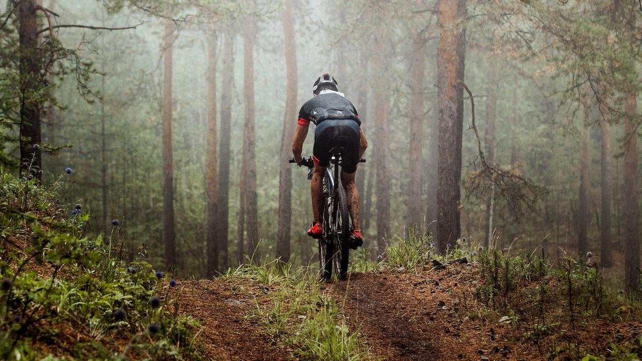 A mountain biker who rode to a park near his home was fined more than $1600 by police for breaking coronavirus guidelines.