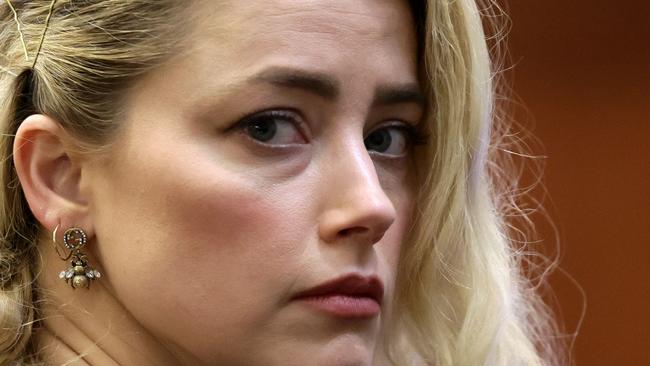 Amber Heard said she was left “heartbroken” by the result. Picture: Evelyn Hockstein