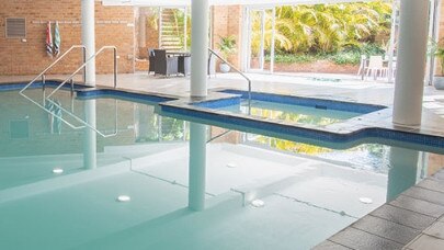 The swimming pool at Dee Why Gardens Retirement Village. Picture: Lendlease