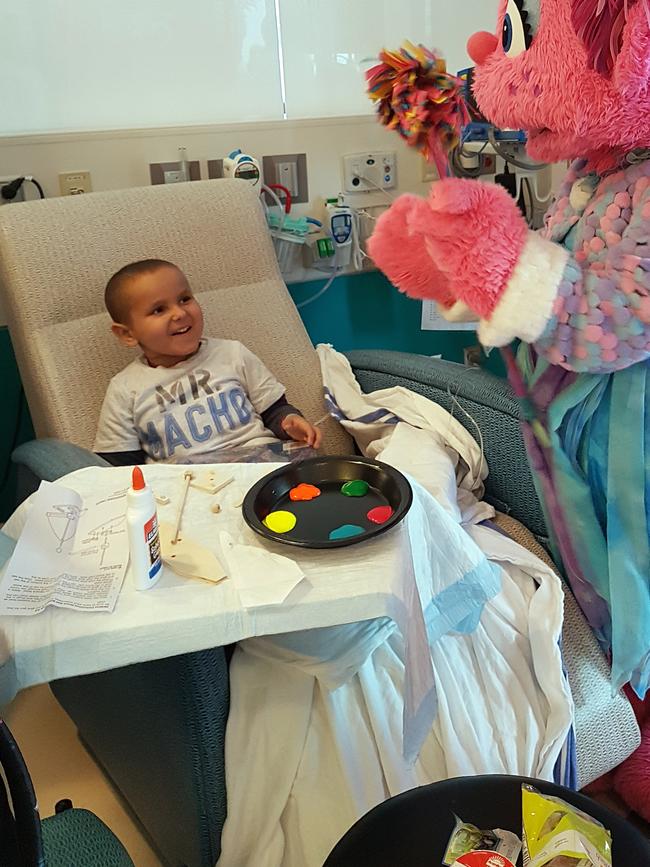 Just a year ago, Sebastian was dying from stage four Acute Lymphoblastic Leukaemia.