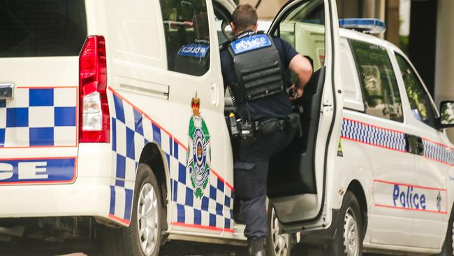 The vehicle stopped after police deployed a tyre deflation device. Picture: File photo/Glenn Campbell