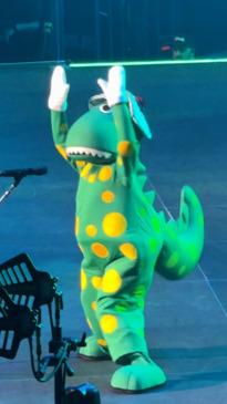 Dorothy the Dinosaur goes rogue at concert