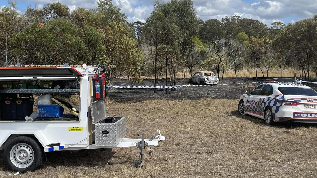 Police have ruled the discovery of a body in a burnt-out car in West Bundaberg as non-suspicious after earlier believing it was suspicious.