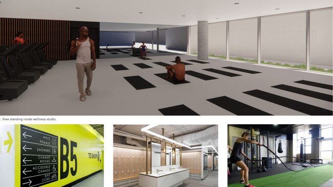 The wellness centre will likely include a yoga studio and gym.