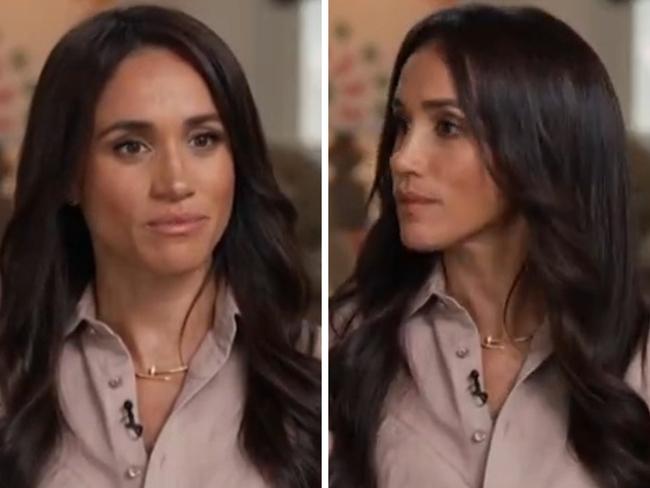 Meghan Markle in her TV interview.