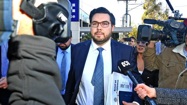 Bruce Lehrmann is expected to learn whether he will stand trial in a higher court for the alleged rape of a woman in 2021. Picture: NewsWire / John Gass