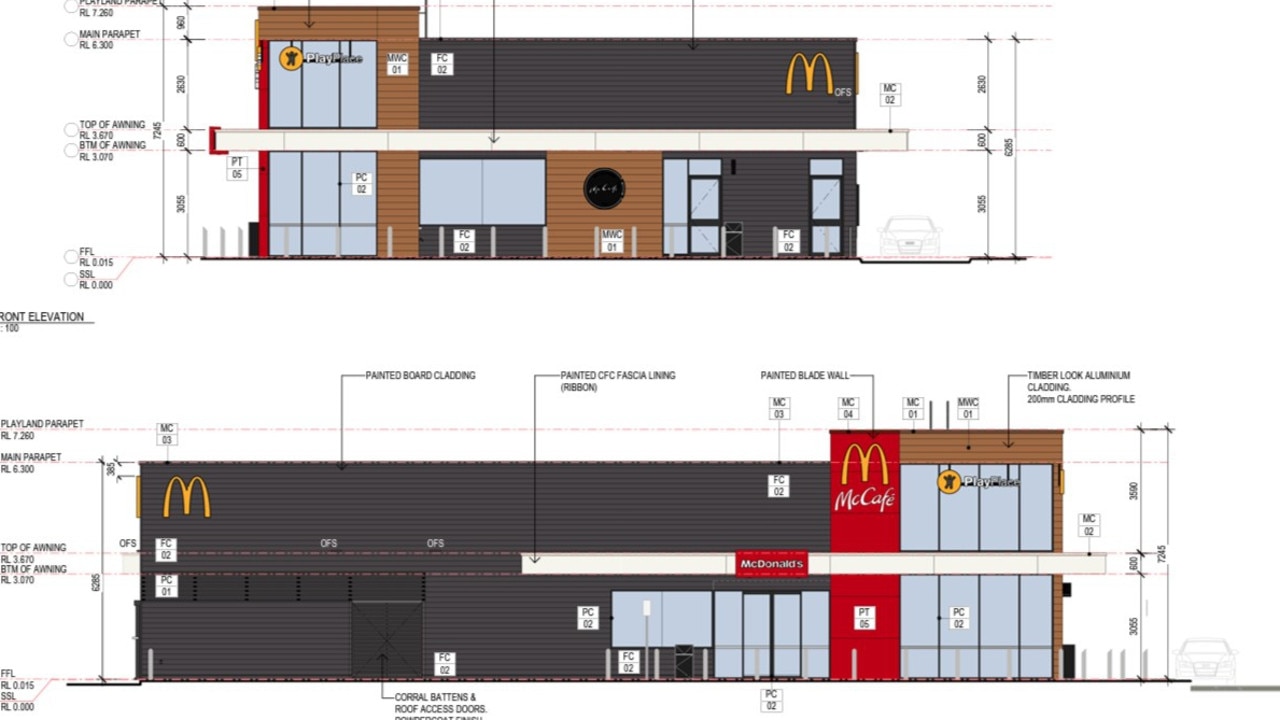 Plans for a McDonalds in Sarina at 93, 95, 97, and 99 Broad St were submitted on November 30, 2023. Photo: Contributed