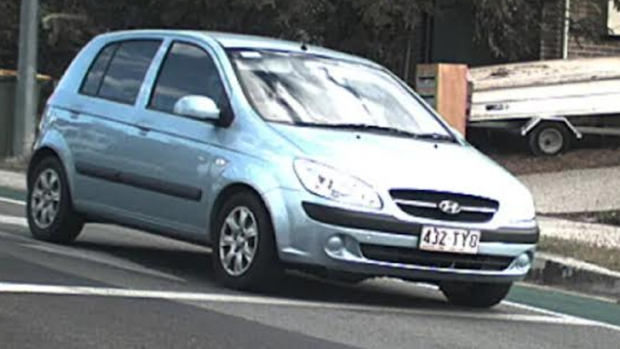 The blue 2009 Hyundai Getz is a vehicle of interest, according to police. Picture: Queensland Police