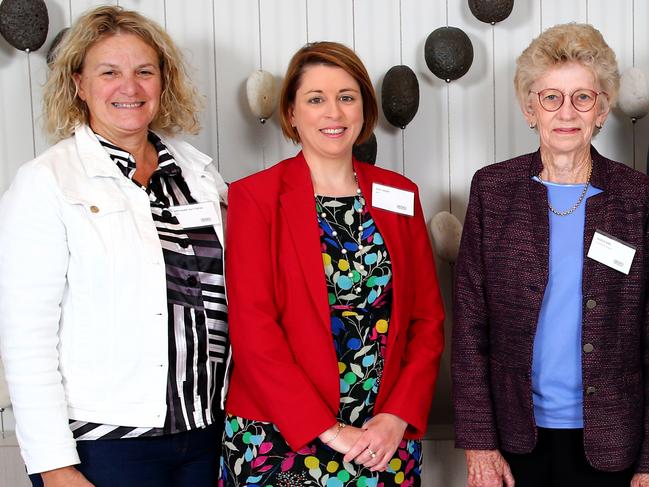 BDO/Courier Mail luncheon - Ann Marie Matthews, Suzy Hunt (BDO), Karen and Gavin Bird, James Osborne. Thursday 15th June 2023 Picture David Clark