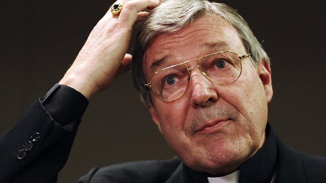 SYDNEY, AUSTRALIA - JULY 08: The Archbishop Of Sydney, Cardinal George Pell addresses the media during a press conference ahead of World Youth Day Sydney 08, at the Polding Centre on July 8, 2008 in Sydney, Australia. Organised every two to three years by the Catholic Church, World Youth Day (WYD) is an invitation from the Pope to the youth of the world to celebrate their faith. The celebration, being held in Sydney from July 15, 2008 to July 20, 2008, will mark the first visit of His Holiness Pope Benedict XVI to Australia. (Photo by Brendon Thorne/Getty Images)