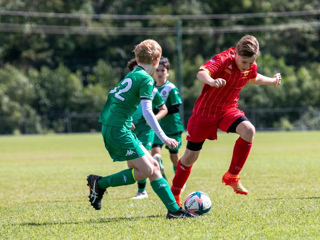 FQ Academy Carnival The best and brightest under-9 to under-12 boys and girls competed in matches at the FQ Academy Carnival in Cairns over the weekend. Picture: Football Qld.