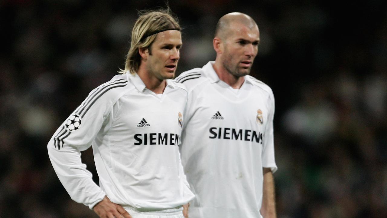 David Beckham is keen on getting his old mate Zinedine Zidane to coach his new Miami football team.