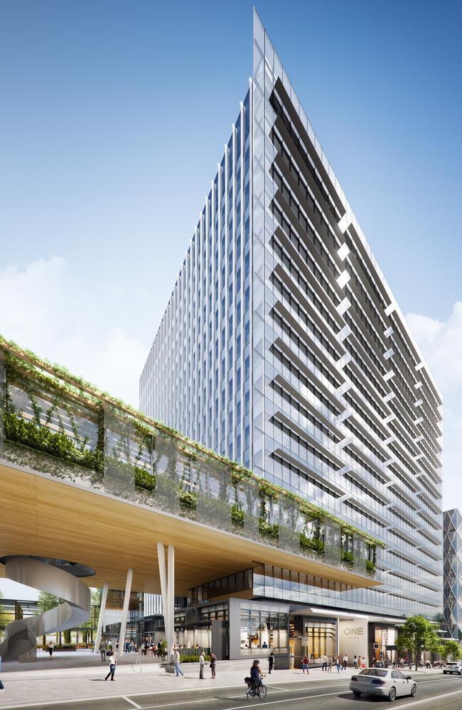 An artist’s impression of the One Melbourne Quarter commercial building.