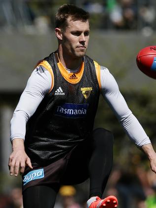 Wrong call ... The AFL store named Sam Mitchell as the Brownlow Medal winner. Picture: George Salpigtidis