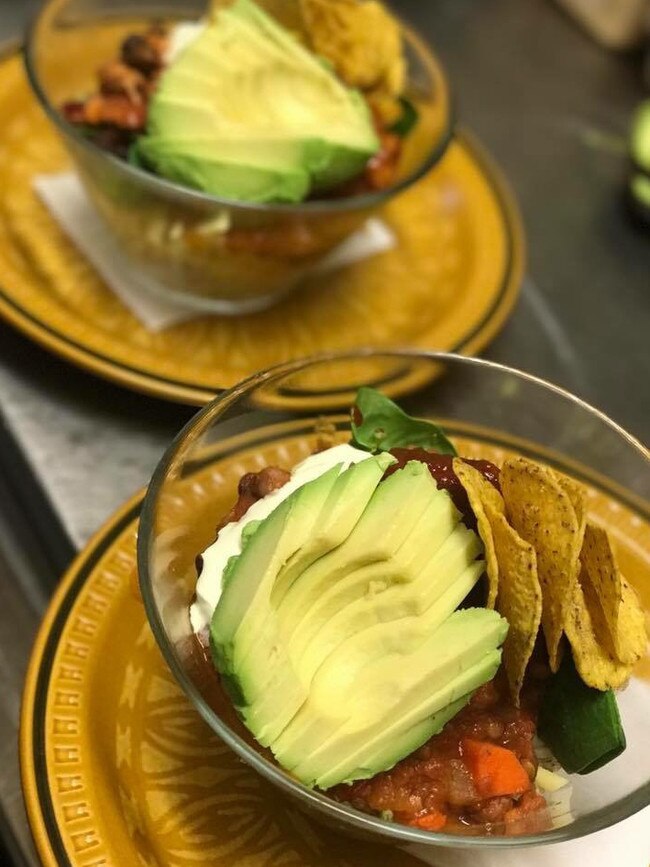 The burrito bowl was a popular dish at The Fleurieu Pantry.