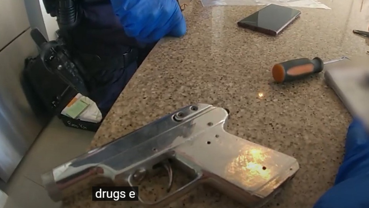 A 24-year-old man and 19-year-old girl, both of Mackay, are facing a combined 27 drugs and weapons offences as part of Operation Kelly. Picture: QPS