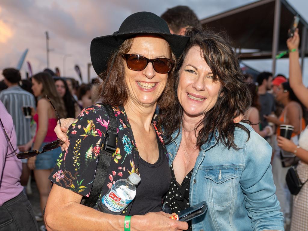 Sandra Cullen and Tammy Rogers at Rhythm on the Reef Saturday 30 September 2023 Picture: Michaela Harlow