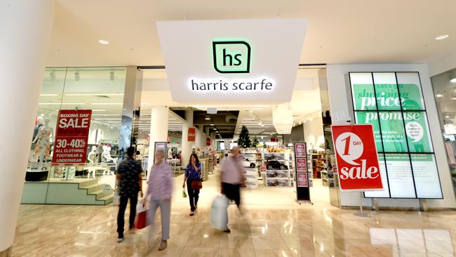 A Harris Scarfe store in Adelaide. Picture: AAP