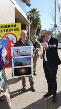 'Fight til the end': Barnaby to protesters