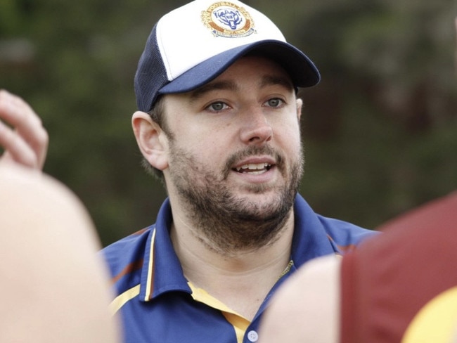 Old Yarra Cobras inaugural coach Nathan Monaco. (Picture: Supplied)