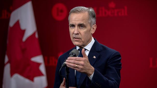 Banker Mark Carney, who will now lead Canada, is set to up against Donald Trump. Picture: Andrej Ivanov/AFP