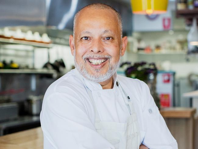 Chef Ashraf Saleh at his restaurant Coya in Cromer. Picture: Rebecca Elliott