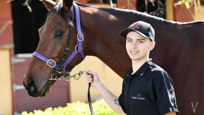 Queensland apprentice jockey Brodie Moffat. Picture: Patrick Woods