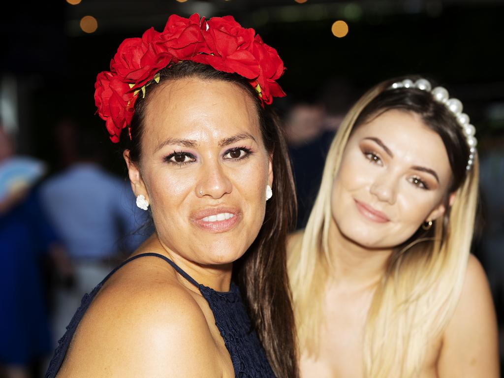 Christine Stewart enjoys the 2019 Darwin Cup. Picture: KERI MEGELUS