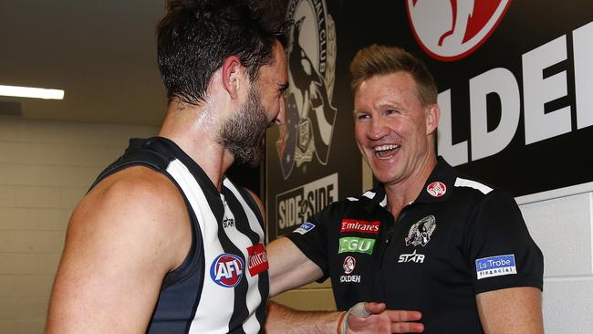 Nathan Buckley says Alex Fasolo has shown great courage. Picture: Colleen Petch