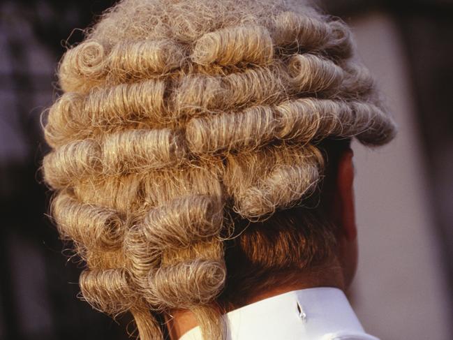 Barrister in a wig and gown. law courts legal. File stock images. Picture: ThinkStock / Getty Images