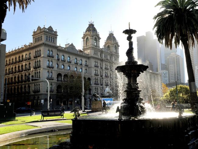 The once grand old dame of Melbourne has fallen into disrepair. Picture: Mike Keating