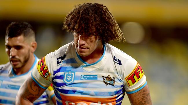 NRL; North Queensland Cowboys Vs Gold Coast Titans at Queensland Country Bank Stadium . Kevin Proctor. Picture: Alix Sweeney