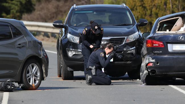 Police are often the first responders to serious and fatal car crashes.