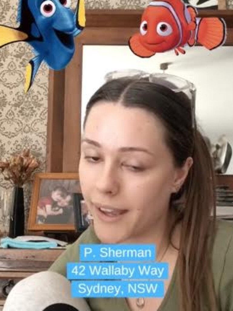 The scammer does not realise the address doesn’t exist. Picture: TikTok