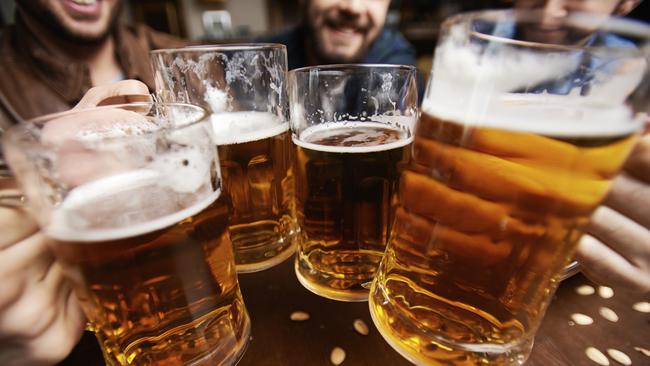 Generic photo of men drinking beer. Picture: Supplied