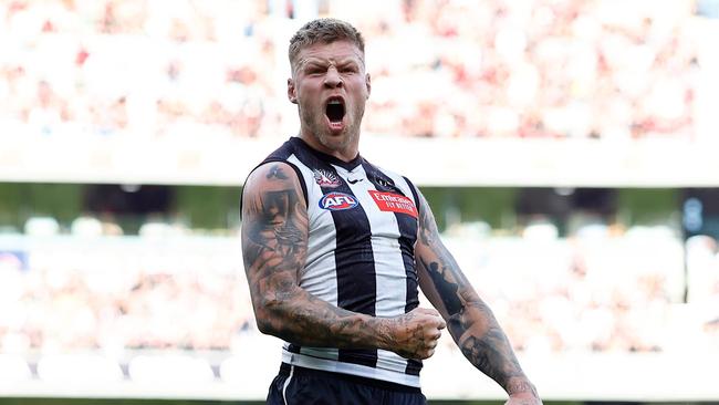 Jordan De Goey loves the big stage. Picture: Dylan Burns/AFL Photos via Getty Images