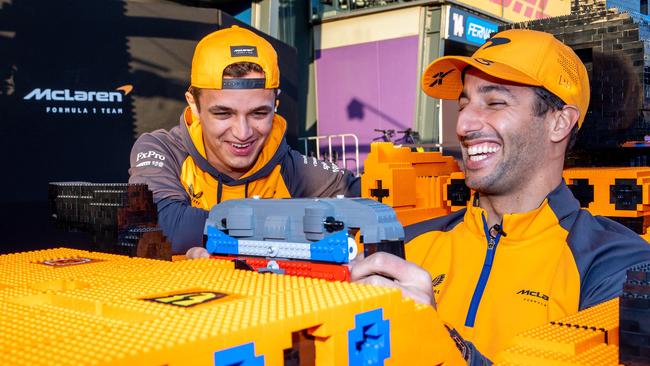 Daniel Ricciardo and Lando Norris.