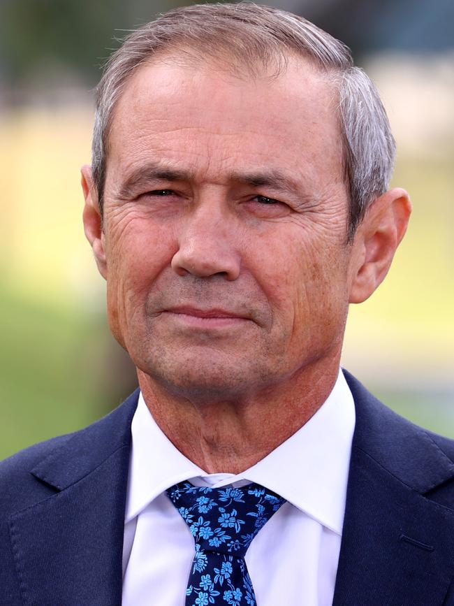 WA Premier Roger Cook said Alcoa’s decision to close the refinery closure was a “disappointing choice”. Picture: NCA NewsWire / Kelly Barnes