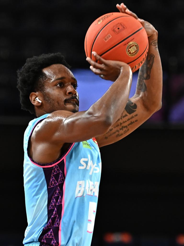 Barry Brown Jr ignites the Breakers’ offence. Picture: Getty Images