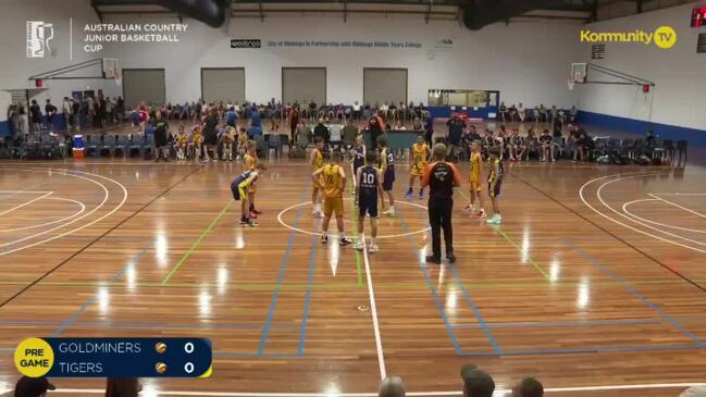 Replay: Vic Goldminers v Tas Tigers (U14 Boys) - Australian Country Junior Basketball Cup Day 1