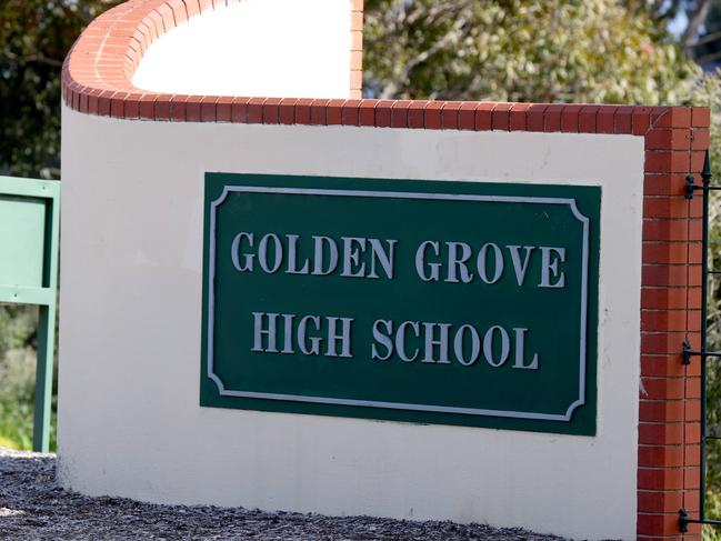 ADELAIDE, AUSTRALIA - NewsWire Photos September 29 2022: General View of Golden Grove High School. A series of violent and distressing fight videos have come out from Golden Grove High school. Picture: NCA NewsWire / Kelly Barnes