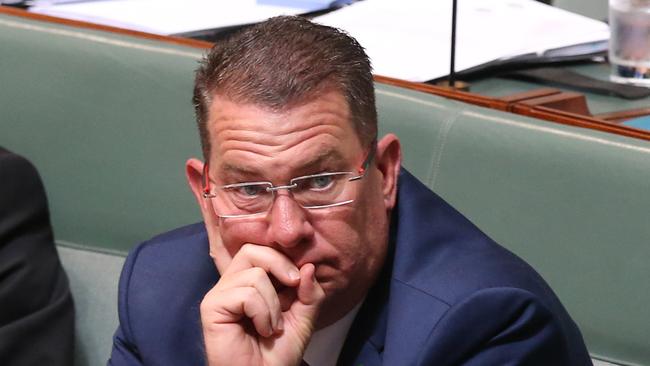 Scott Buchholz during Question Time in the House of Representatives Chamber, Parliament House in Canberra. Picture: Kym Smith