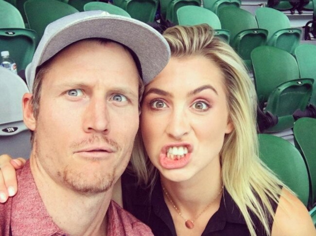 There have been rumours Richie and Alex have split. Picture: Instagram/@richie_strahan