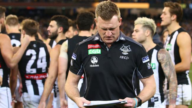 Nathan Buckley. (Photo by Scott Barbour/AFL Media/Getty Images)