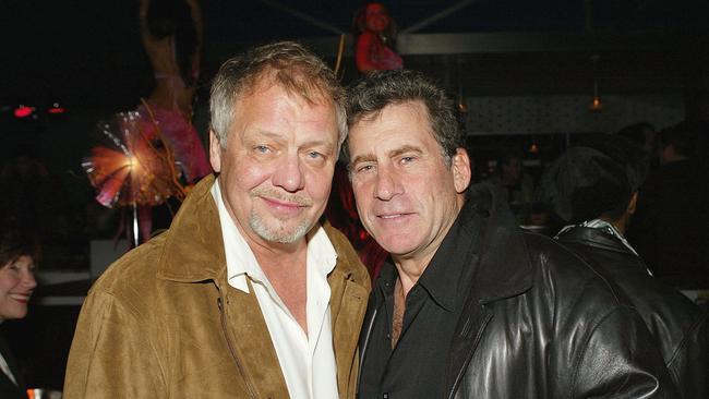 David Soul and Paul Micheal Glaser in 2004. The original cop duo remained close over the years. Picture: Getty Images/AFP